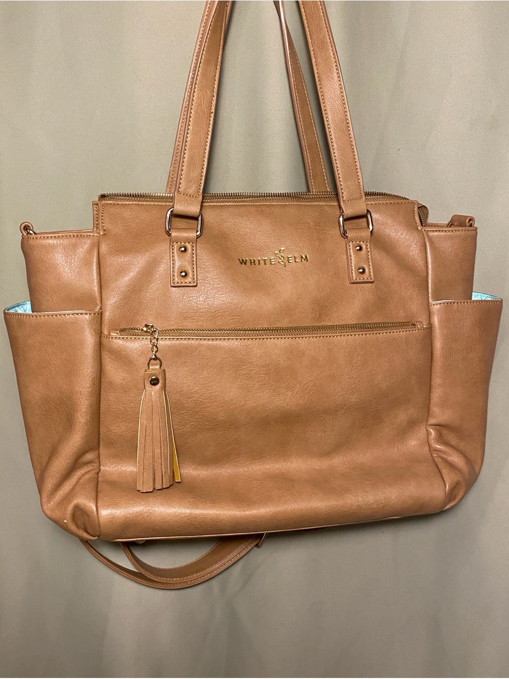 White Elm Gemini Convertible Bag Backpack Caramel